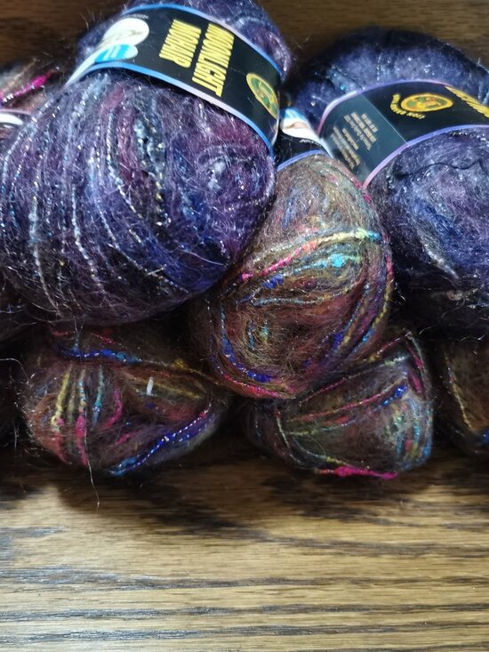 Lion Brand Yarn Other - Lion Brand Moonlight Mohair yarn, Lot of 8 skeins